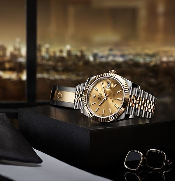 Rolex Date Just 41 Two Tone Gold Dial jubli Bracelet Japanese Master Quality Automatic Men’s Watch