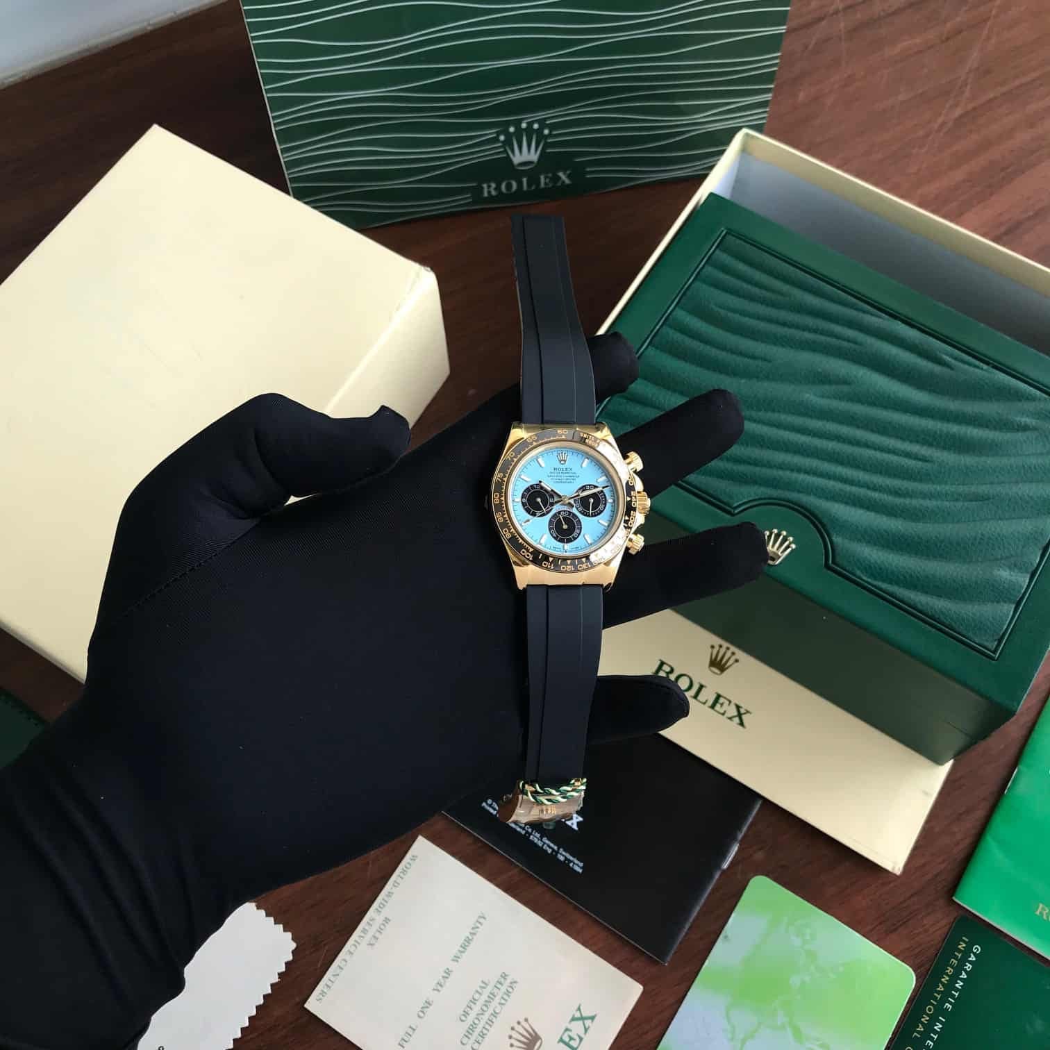 Rolex Cosmograph Daytona Turquoise Men’s | Blue & gold