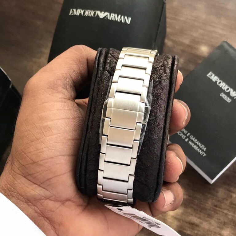 Emporio Armani AR11241 Analog Stainless Steel Black Dial Men’s Watch